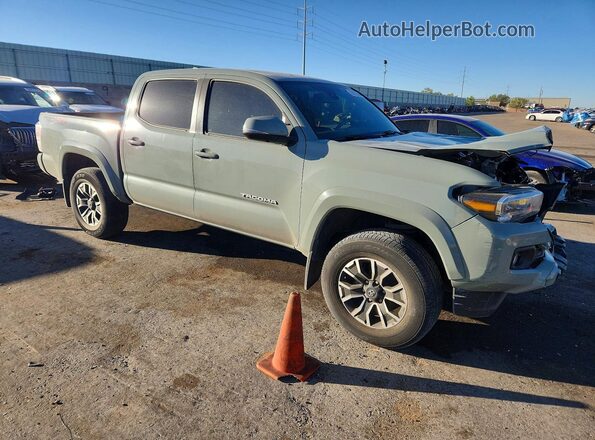3TMCZ5AN6PM575852 2023 TOYOTA TACOMA Green Delantero derecho