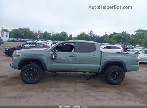 3TMCZ5AN6PM628615 2023 TOYOTA TACOMA Green Սալոնի 360 աստիճան տեսք
