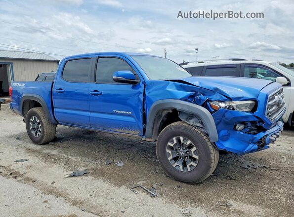 3TMCZ5AN7GM028136 2016 TOYOTA TACOMA Синий Передняя правая четверть