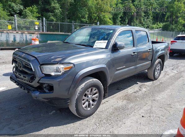 3TMCZ5AN7HM084577 2017 TOYOTA TACOMA Gray წინა მარცხენა ხედი სამი მეოთხედიდან