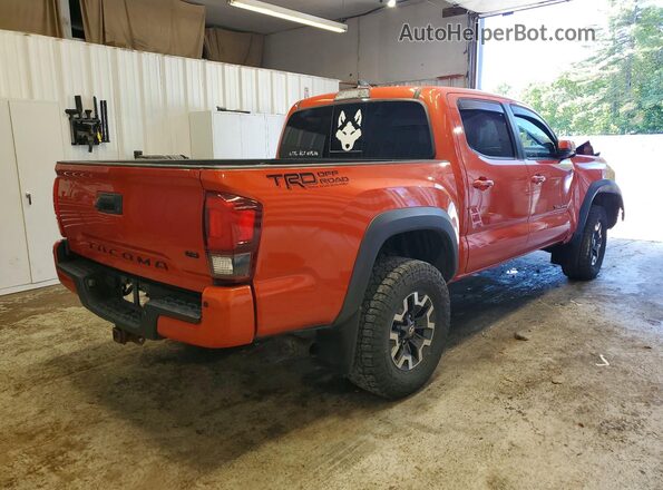 3TMCZ5AN7JM174009 2018 TOYOTA TACOMA Orange Հետևի աջ