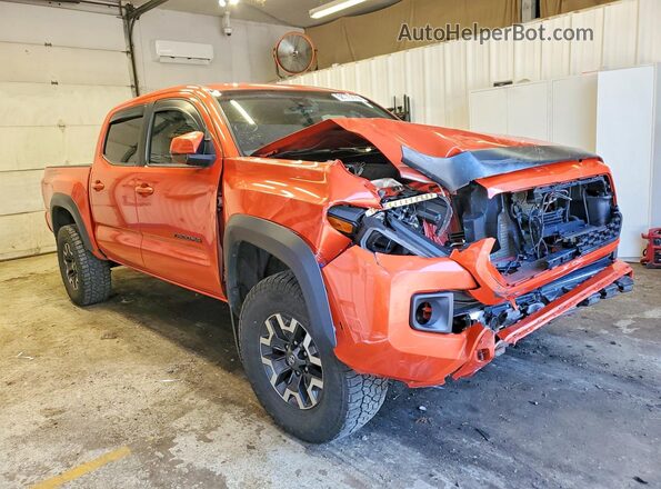 3TMCZ5AN7JM174009 2018 TOYOTA TACOMA Orange Առջևի աջ