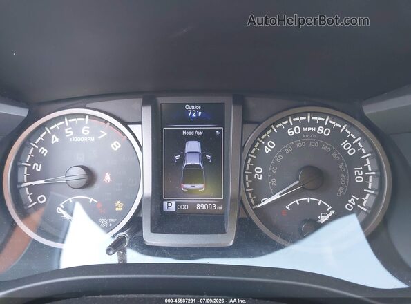 3TMCZ5AN7JM174690 2018 TOYOTA TACOMA Black Հետևի նստատեղերի տեսք