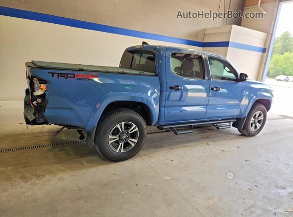 3TMCZ5AN7KM231763 2019 TOYOTA TACOMA Blue Trasero derecho