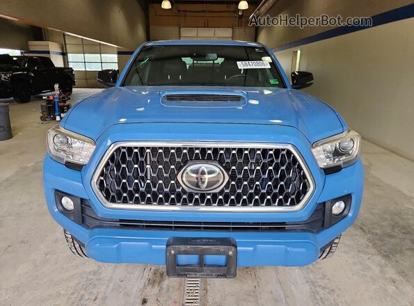 3TMCZ5AN7KM231763 2019 TOYOTA TACOMA Blue Vista frontal