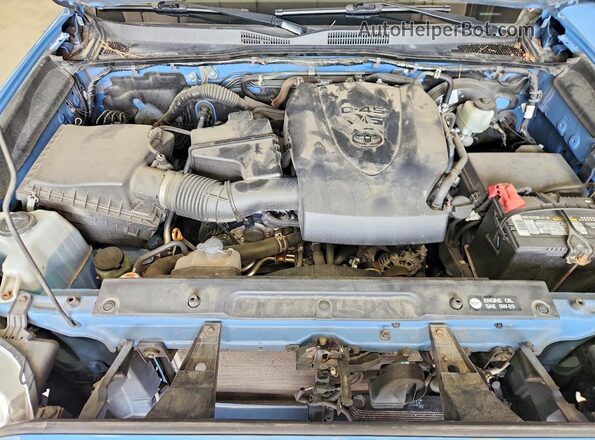 3TMCZ5AN7KM231763 2019 TOYOTA TACOMA Blue Vista interior trasera