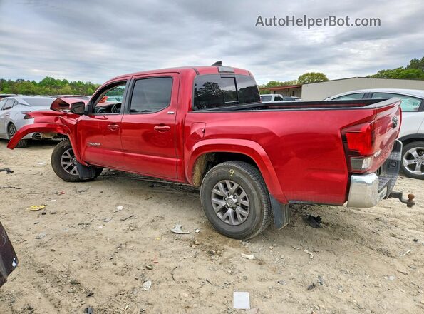 3TMCZ5AN7KM241211 2019 TOYOTA TACOMA Red უკანა მარცხენა
