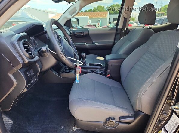 3TMCZ5AN7LM320122 2020 TOYOTA TACOMA Black Widok wnętrza z przodu
