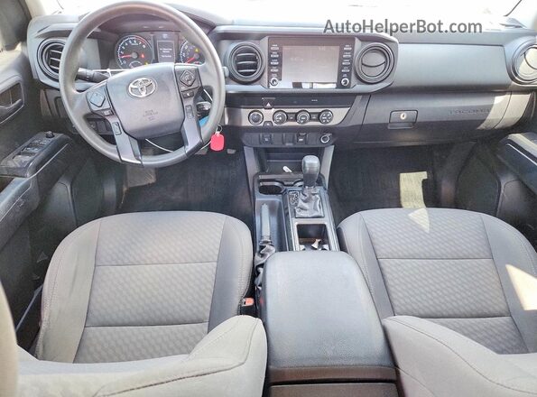 3TMCZ5AN7LM320122 2020 TOYOTA TACOMA Black Widok deski rozdzielczej