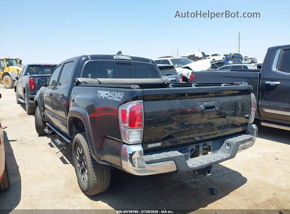3TMCZ5AN7MM394352 2021 TOYOTA TACOMA Черный Задняя левая четверть