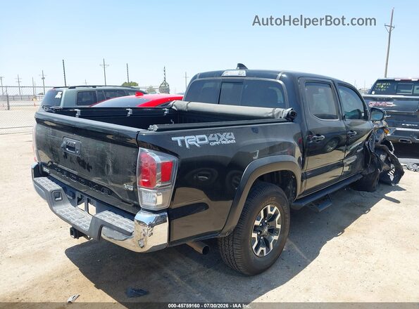 3TMCZ5AN7MM394352 2021 TOYOTA TACOMA Черный Задняя правая четверть