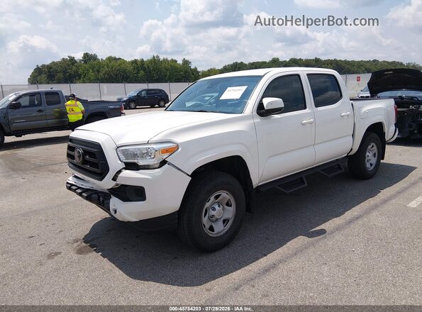 3TMCZ5AN7MM409979 2021 TOYOTA TACOMA White Առջևի ձախ երեք քառորդ տեսարան