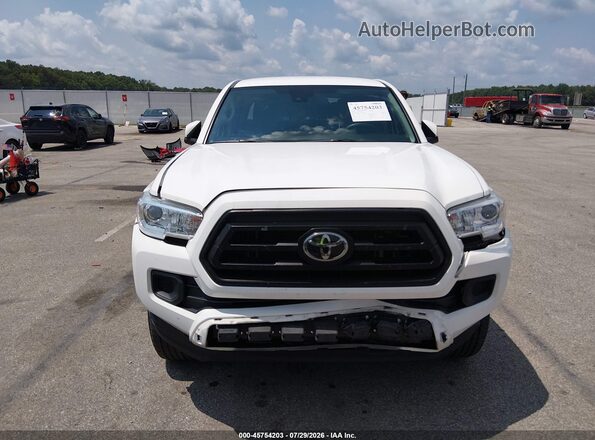 3TMCZ5AN7MM409979 2021 TOYOTA TACOMA White Սարքավորումների վահանակի տեսք