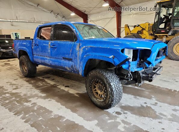 3TMCZ5AN7MM435613 2021 TOYOTA TACOMA Blue Delantero derecho