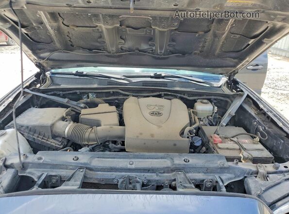 3TMCZ5AN7MM440066 2021 TOYOTA TACOMA Gray უკანა სალონის ხედი