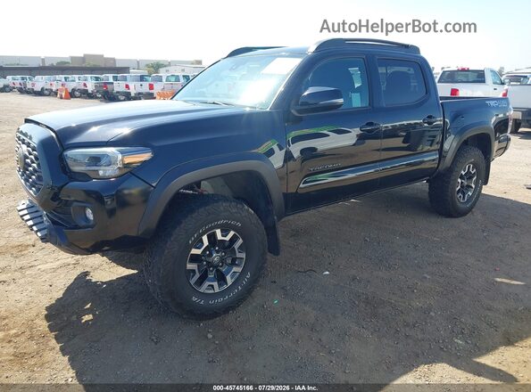 3TMCZ5AN7MM441282 2021 TOYOTA TACOMA Black Vista tres cuartos delantera izquierda