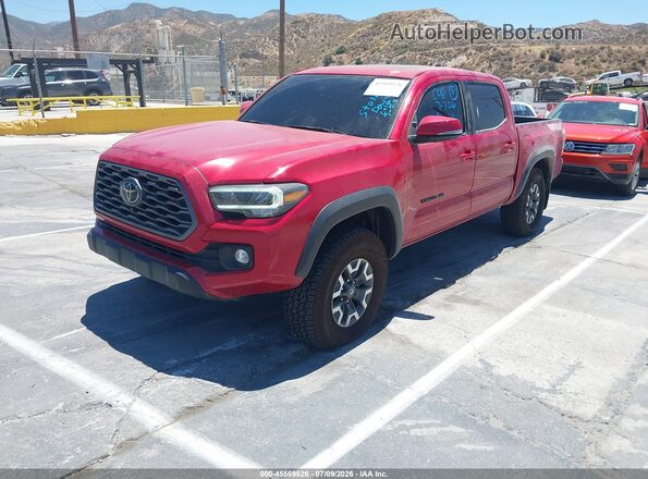 3TMCZ5AN7NM484151 2022 TOYOTA TACOMA Red Front left