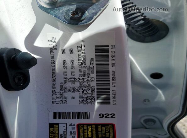 3TMCZ5AN7PM541676 2023 TOYOTA TACOMA Белый Вид подкапотного пространства