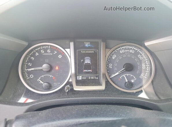 3TMCZ5AN7PM554086 2023 TOYOTA TACOMA Blue Vista del cuadro de instrumentos