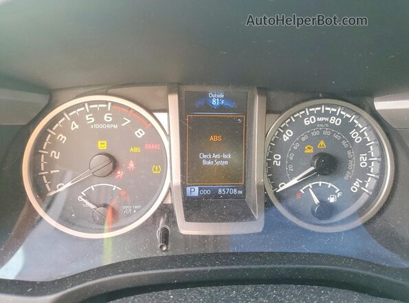 3TMCZ5AN8HM045951 2017 TOYOTA TACOMA Gray Vista del cuadro de instrumentos