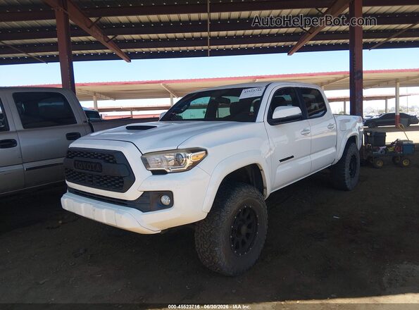 3TMCZ5AN8HM059476 2017 TOYOTA TACOMA White Vista tres cuartos delantera izquierda