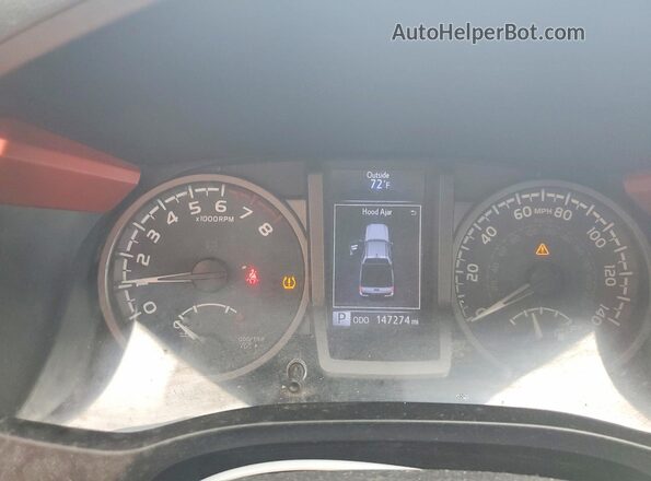 3TMCZ5AN8HM062104 2017 TOYOTA TACOMA White Սարքավորումների վահանակի տեսք