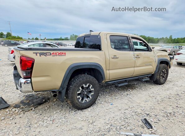 3TMCZ5AN8JM144498 2018 TOYOTA TACOMA Beige უკანა მარჯვენა