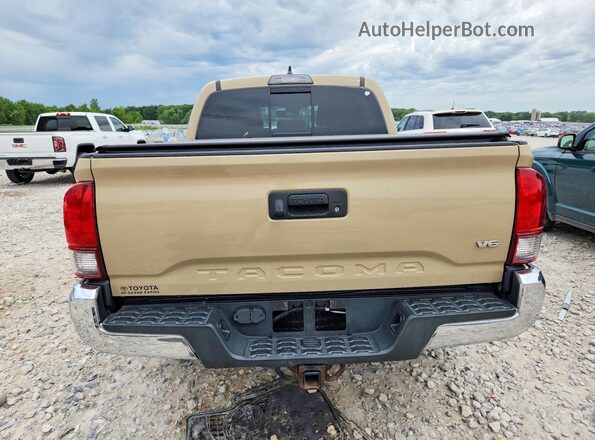 3TMCZ5AN8JM144498 2018 TOYOTA TACOMA Beige უკანა ხედი