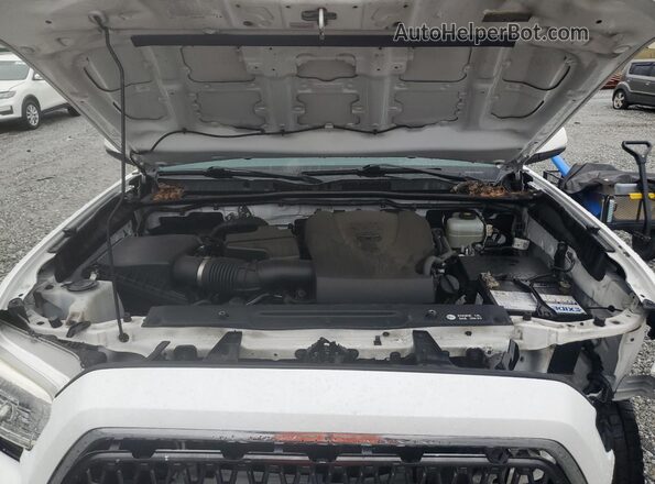 3TMCZ5AN8JM149815 2018 TOYOTA TACOMA White Widok wnętrza z tyłu