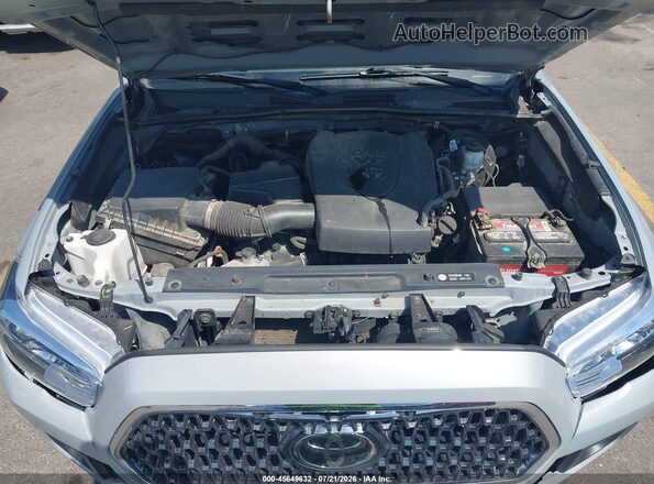 3TMCZ5AN8JM163102 2018 TOYOTA TACOMA Gray Rear view