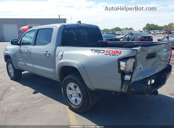 3TMCZ5AN8JM163102 2018 TOYOTA TACOMA Gray Rear left