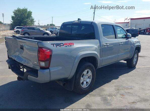 3TMCZ5AN8JM163102 2018 TOYOTA TACOMA Gray Rear right
