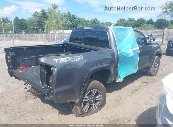 3TMCZ5AN8JM167716 2018 TOYOTA TACOMA Gray Задня права чверть