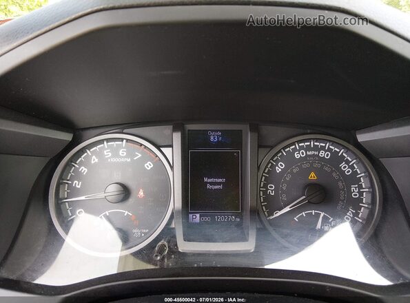3TMCZ5AN8JM174889 2018 TOYOTA TACOMA Silver უკანა სავარძლების ხედი
