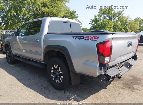 3TMCZ5AN8JM174889 2018 TOYOTA TACOMA Silver უკანა მარცხენა