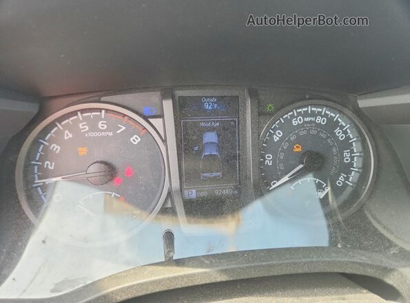 3TMCZ5AN8KM249933 2019 TOYOTA TACOMA Gray Սարքավորումների վահանակի տեսք