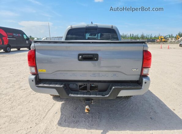 3TMCZ5AN8KM249933 2019 TOYOTA TACOMA Gray Հետևի տեսք