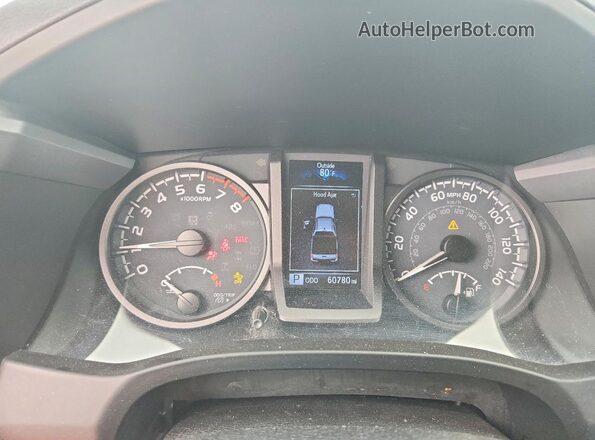 3TMCZ5AN8MM388687 2021 TOYOTA TACOMA Gray Vista del cuadro de instrumentos