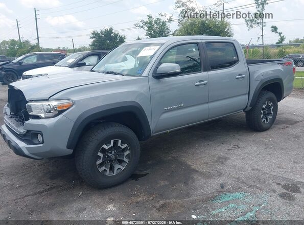 3TMCZ5AN8MM394618 2021 TOYOTA TACOMA Gray Vista tres cuartos delantera izquierda