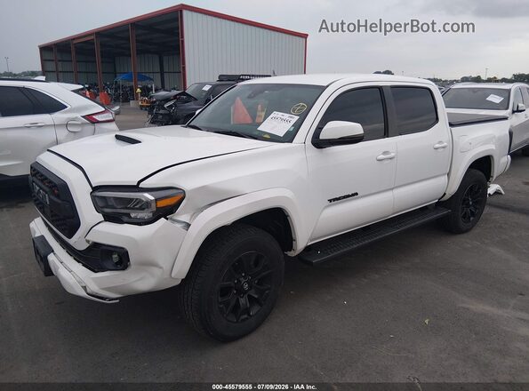3TMCZ5AN8MM428234 2021 TOYOTA TACOMA Белый Передняя левая четверть