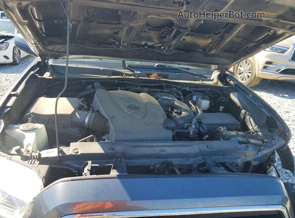 3TMCZ5AN8MM437886 2021 TOYOTA TACOMA Серый Вид задней части салона