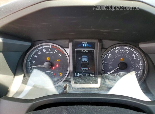 3TMCZ5AN8PM603702 2023 TOYOTA TACOMA White Widok zestawu wskaźników
