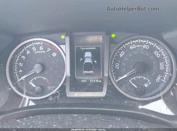 3TMCZ5AN8PM620144 2023 TOYOTA TACOMA Gray Widok tylnych siedzeń