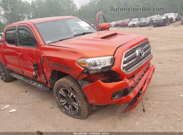 3TMCZ5AN9HM046672 2017 TOYOTA TACOMA Orange Դիմացի տեսք