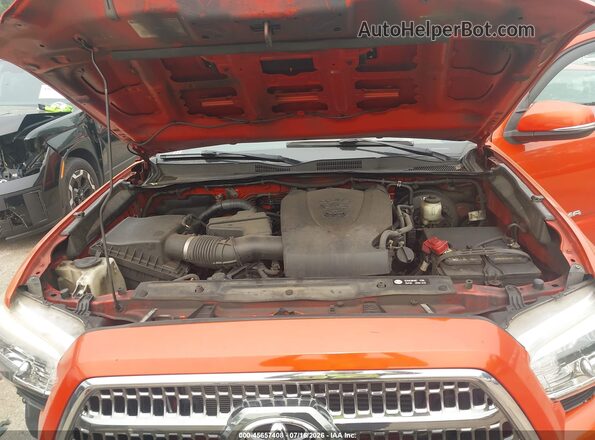 3TMCZ5AN9HM046672 2017 TOYOTA TACOMA Orange Հետևի տեսք