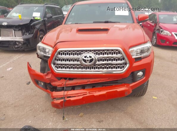 3TMCZ5AN9HM046672 2017 TOYOTA TACOMA Orange Սալոնի հետևի տեսք
