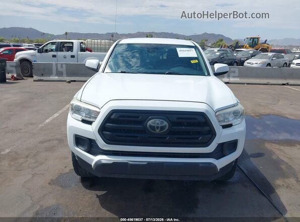 3TMCZ5AN9JM148897 2018 TOYOTA TACOMA White Widok zestawu wskaźników