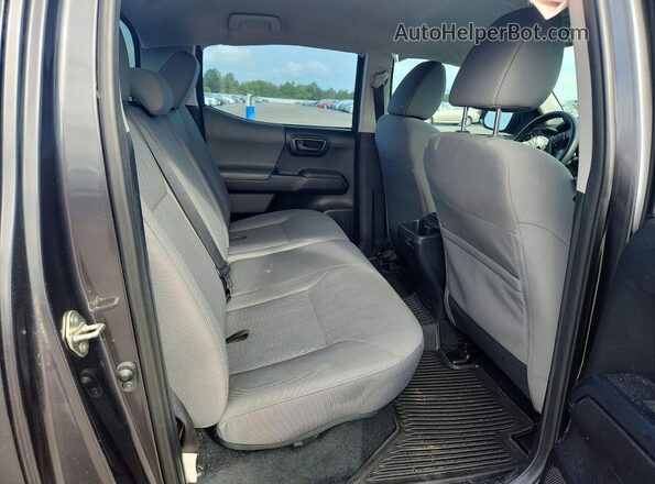 3TMCZ5AN9JM168731 2018 TOYOTA TACOMA Gray უკანა სავარძლების ხედი