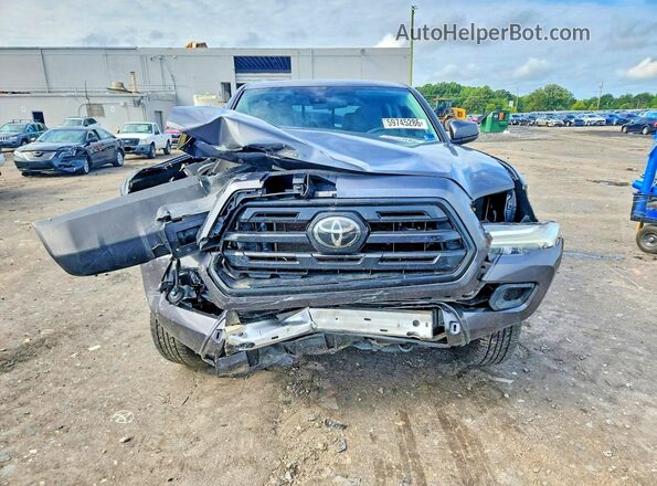 3TMCZ5AN9JM168731 2018 TOYOTA TACOMA Gray წინა ხედი
