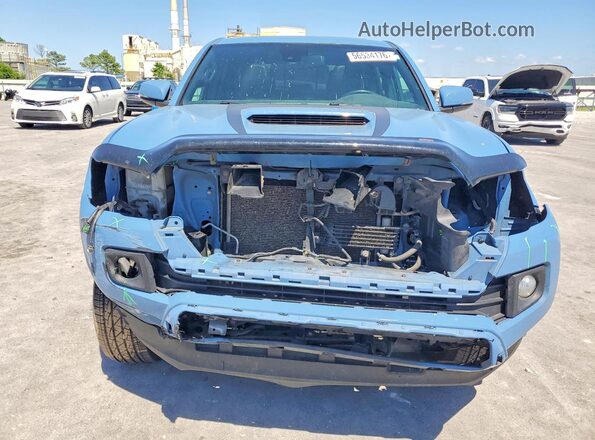 3TMCZ5AN9KM207979 2019 TOYOTA TACOMA Blue Widok z przodu